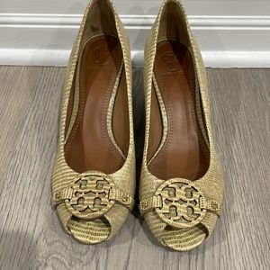 Hardly worn Tory Burch wedges